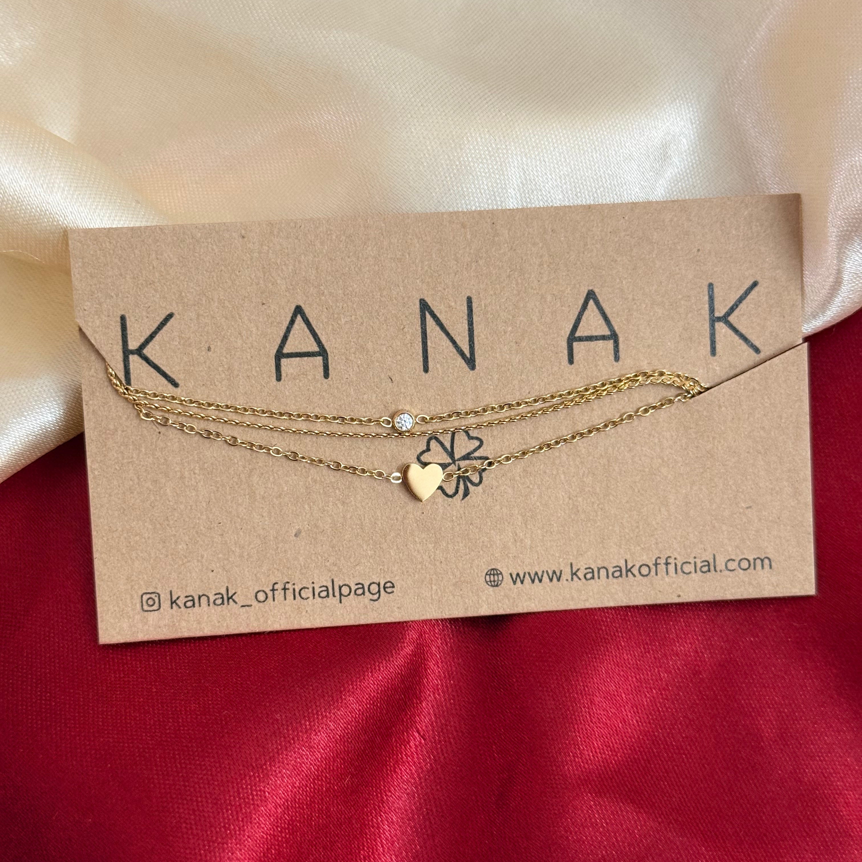 Amora Layered Heart Bracelet