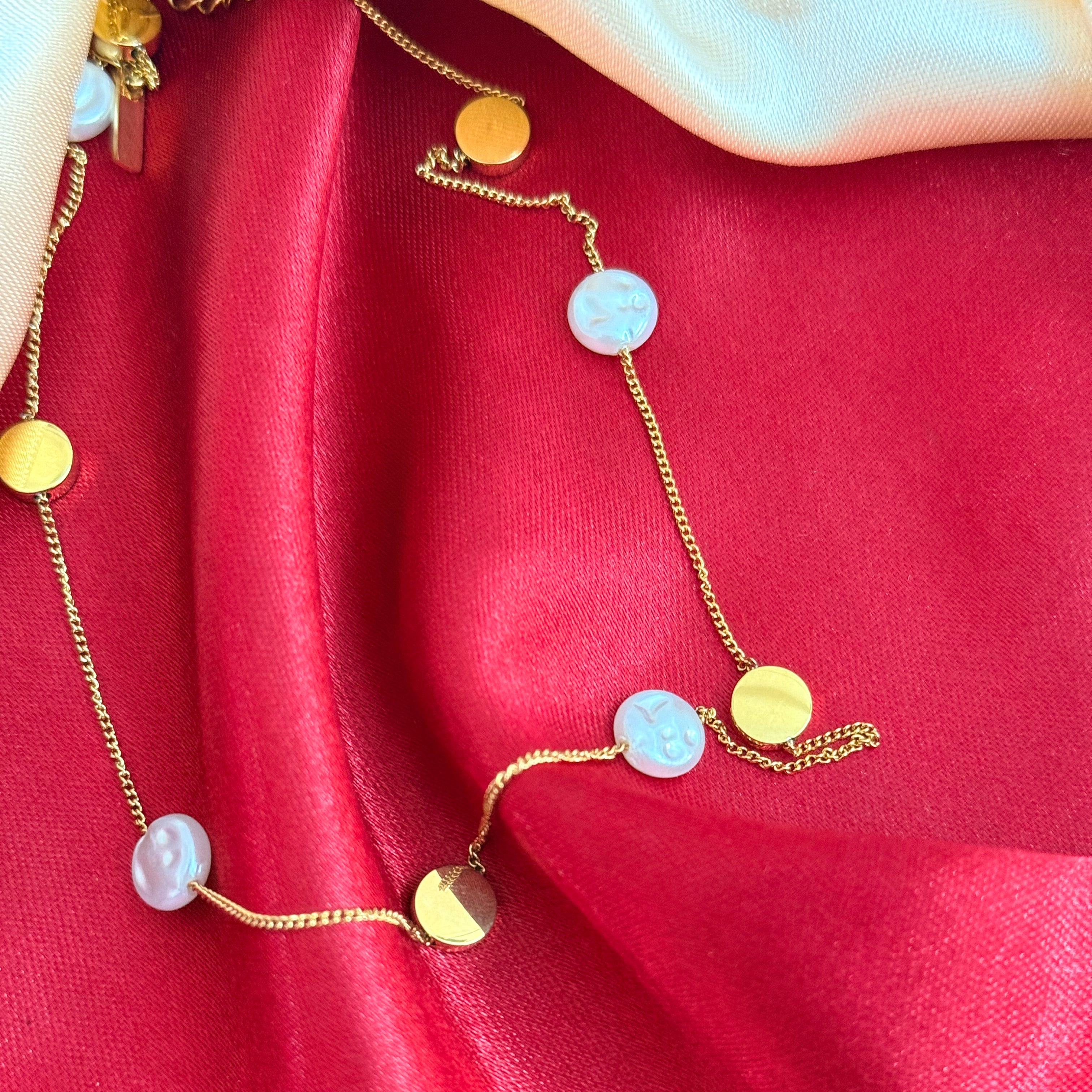 Celeste Charm Station Necklace