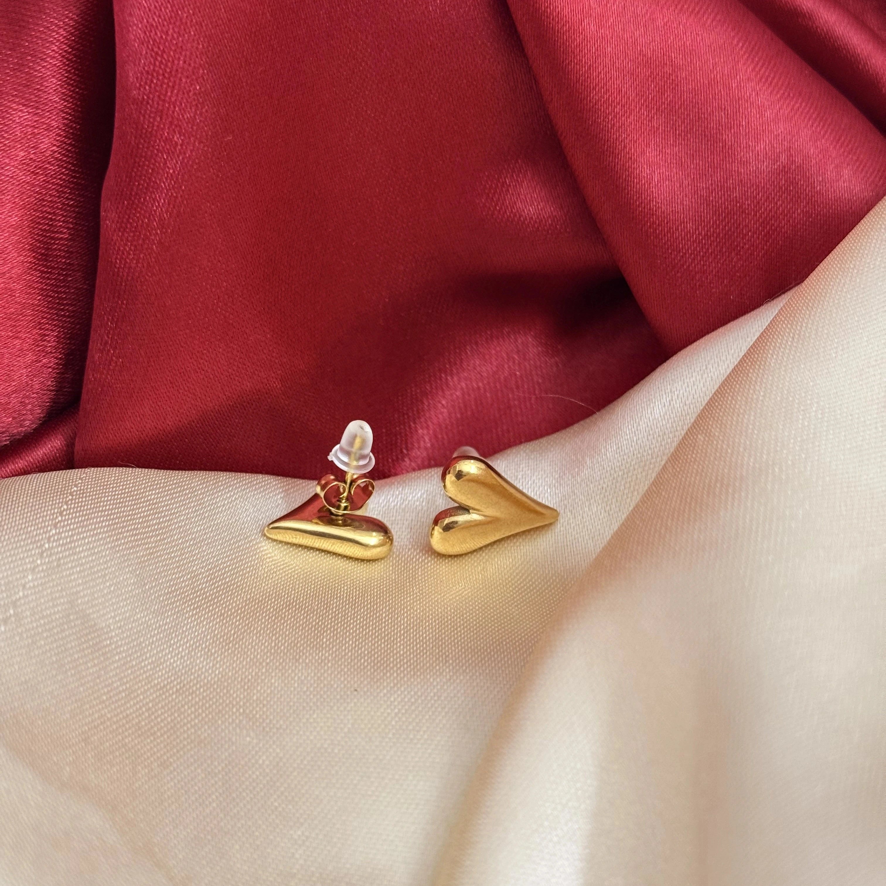 Velora Heart Studs