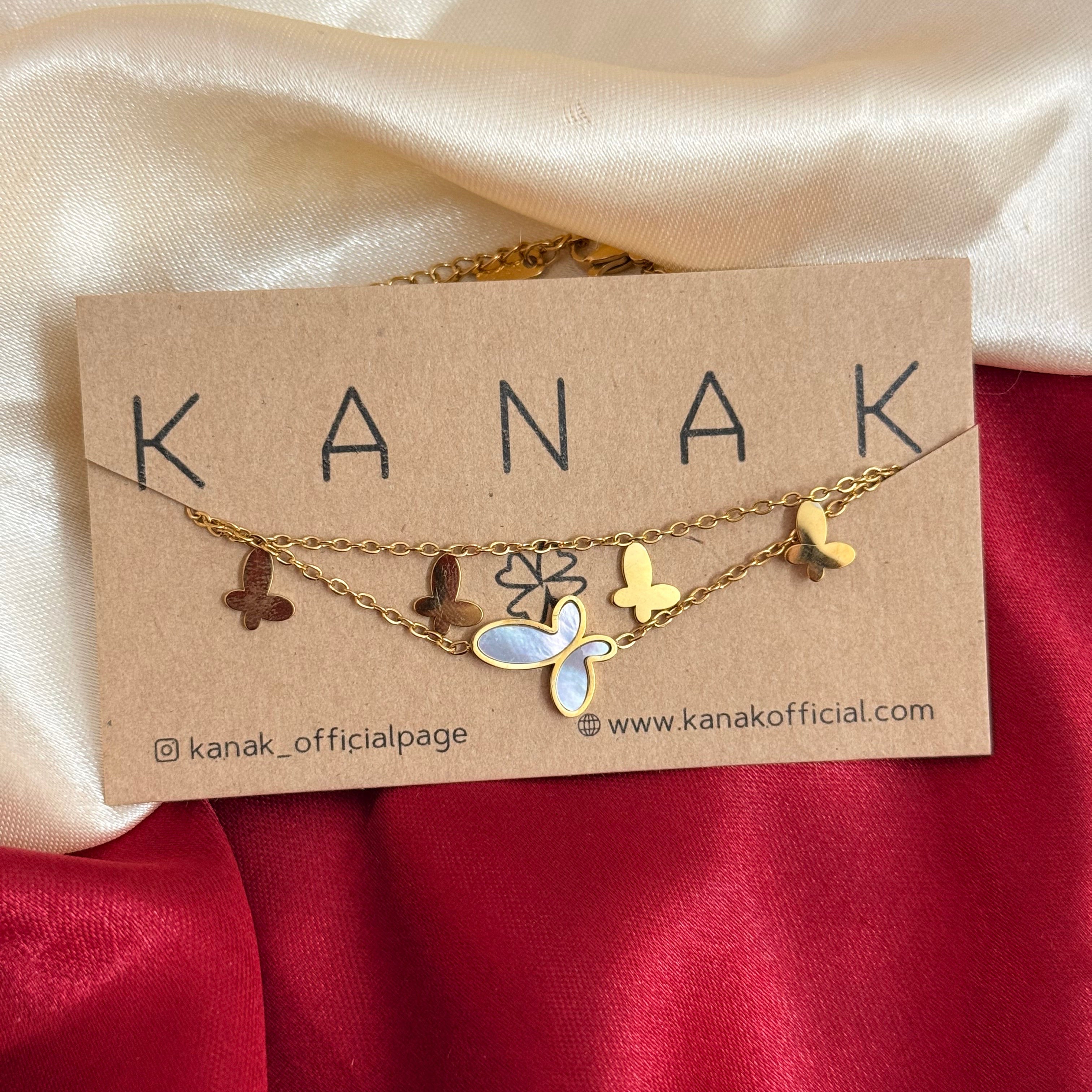 Fluttera Layered Butterfly Bracelet