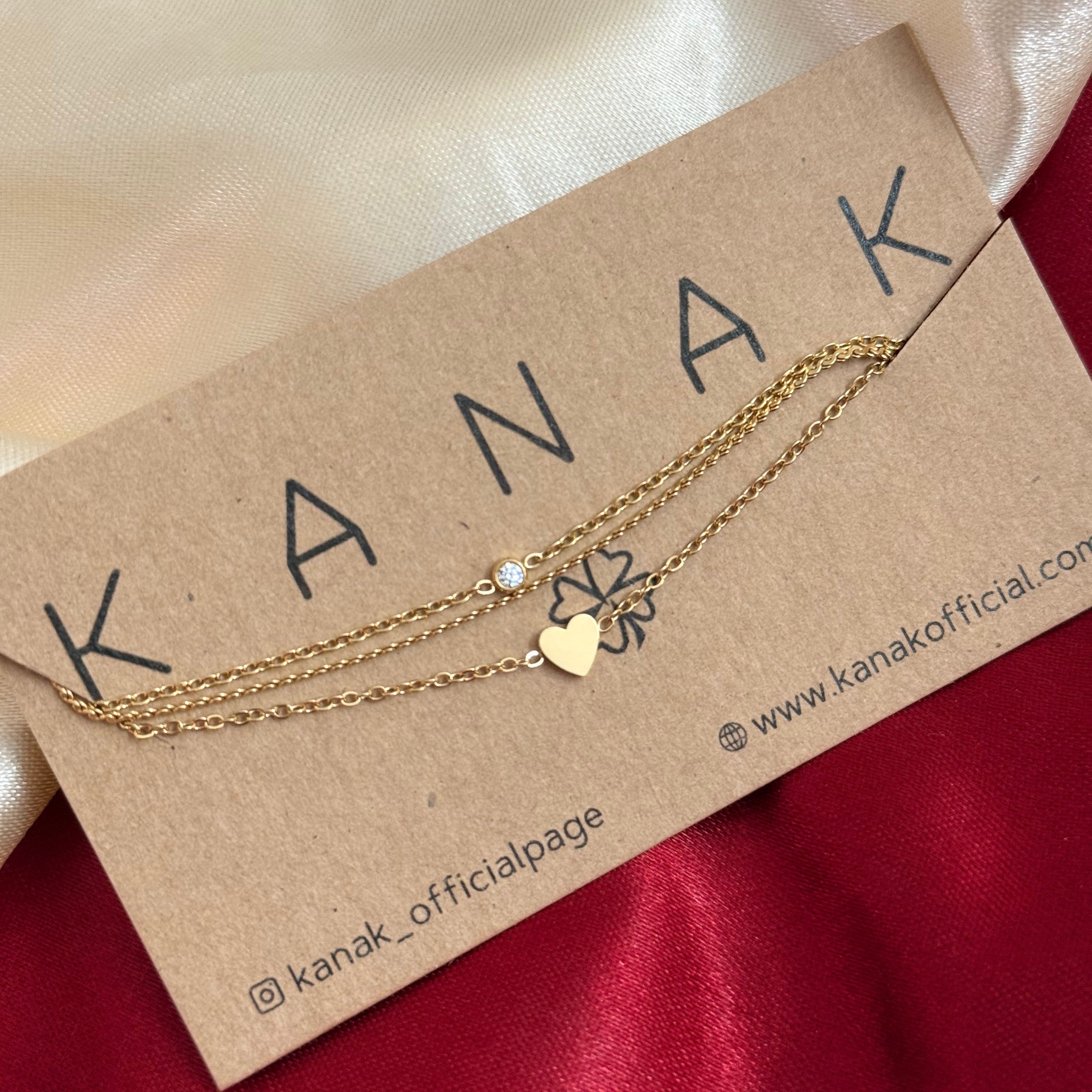 Amora Layered Heart Bracelet