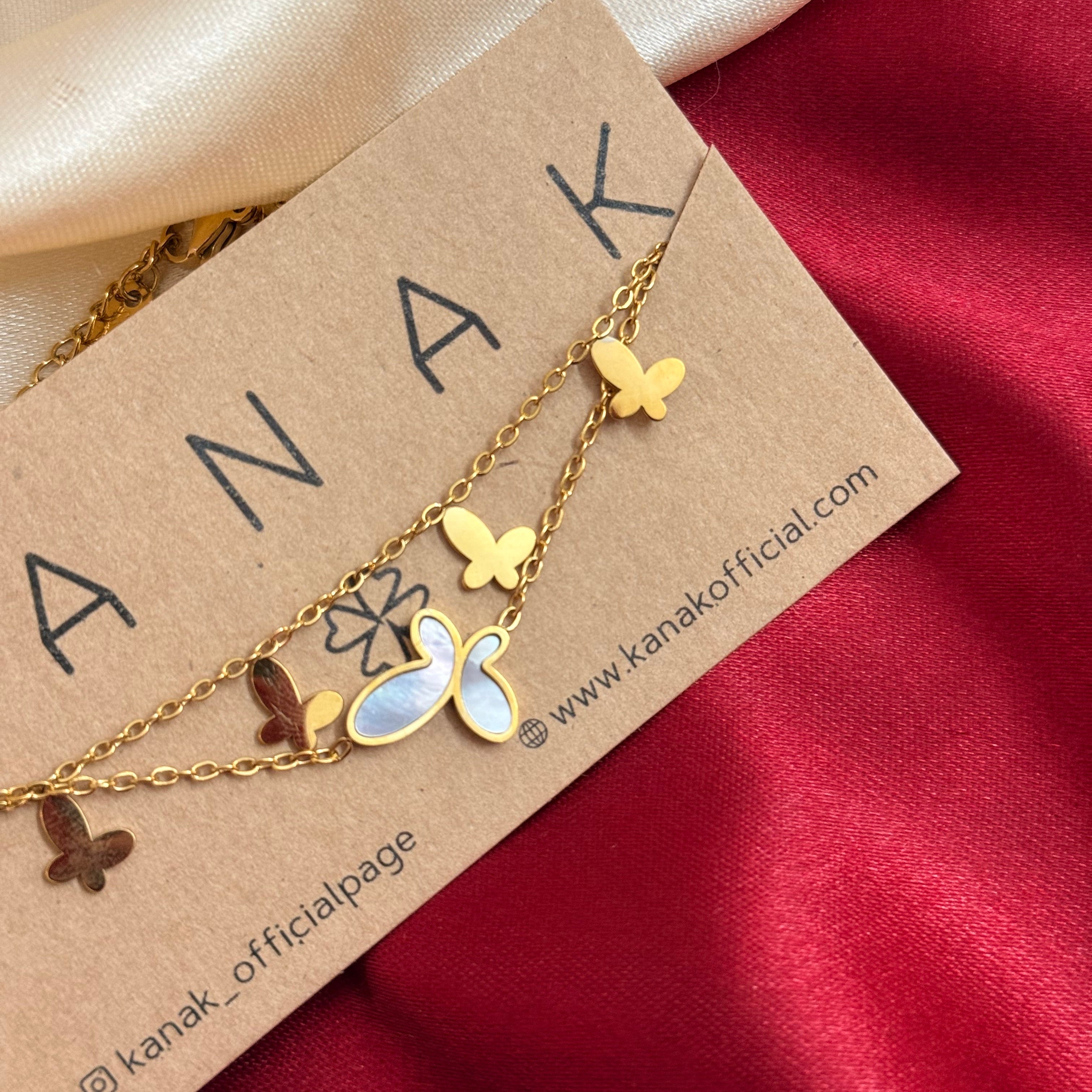 Fluttera Layered Butterfly Bracelet