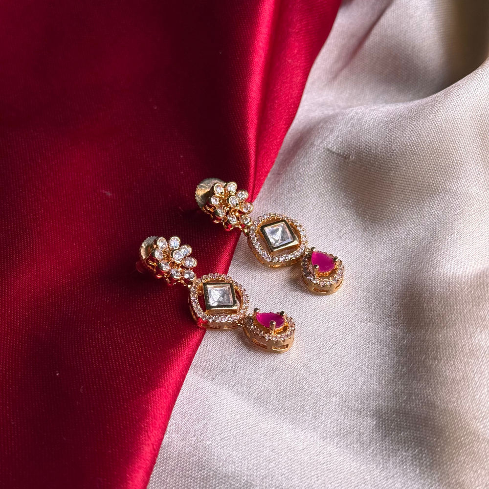 Aarohi Multicolour Kundan Jewellery Set