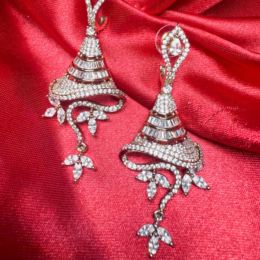 Crystal Bell earrings