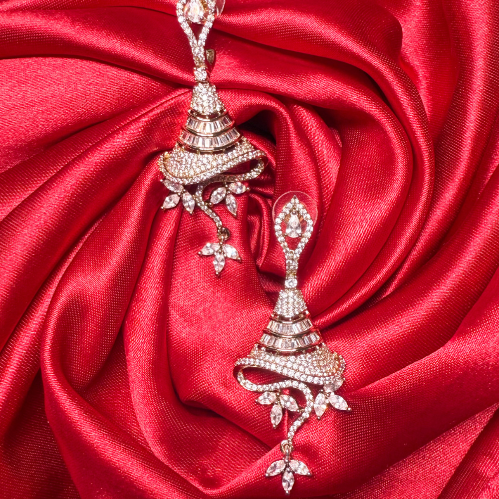 Crystal Bell earrings