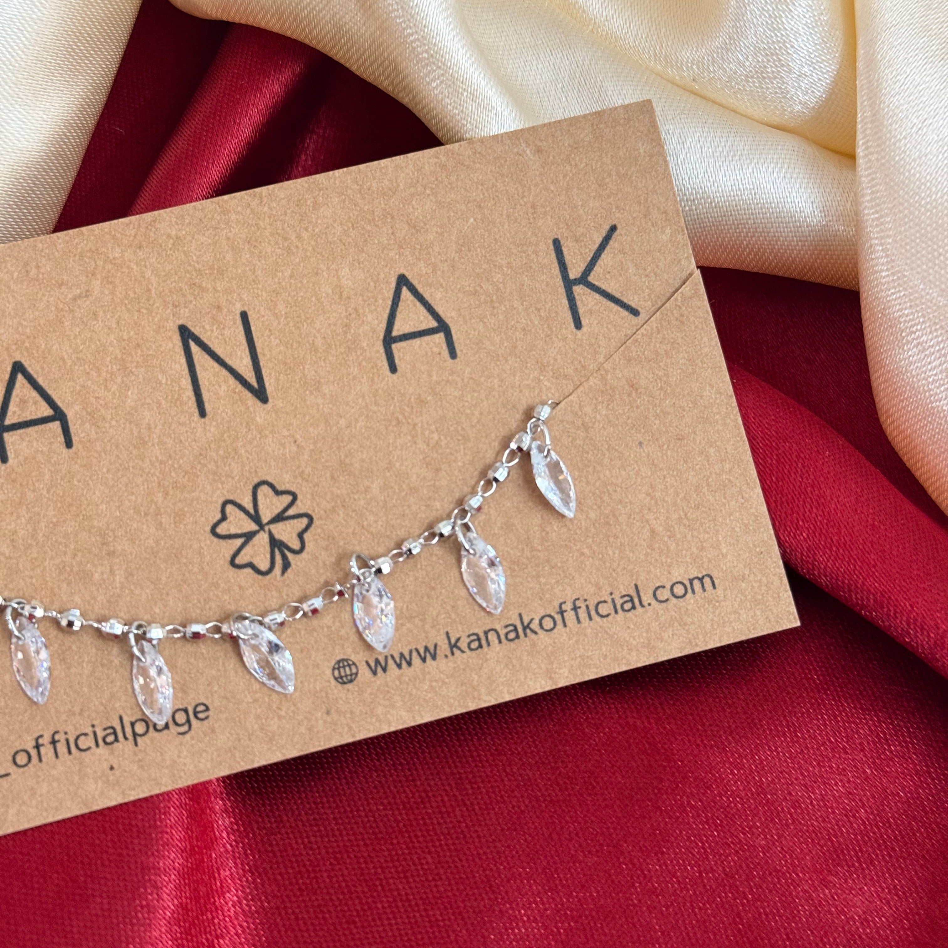 Lunara Crystal Drop Necklace