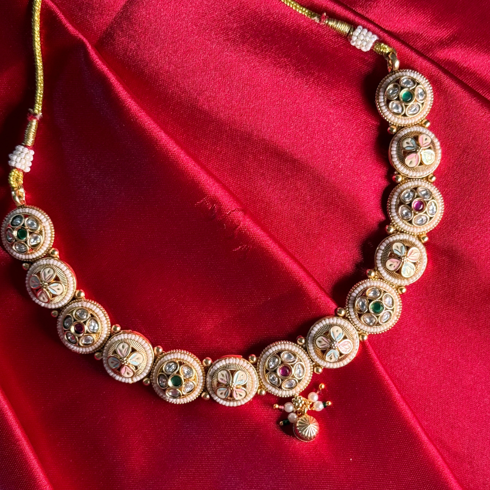 Kundan Blossom Set
