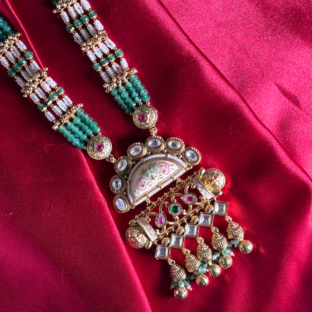 Moti Meenakari Royal Set