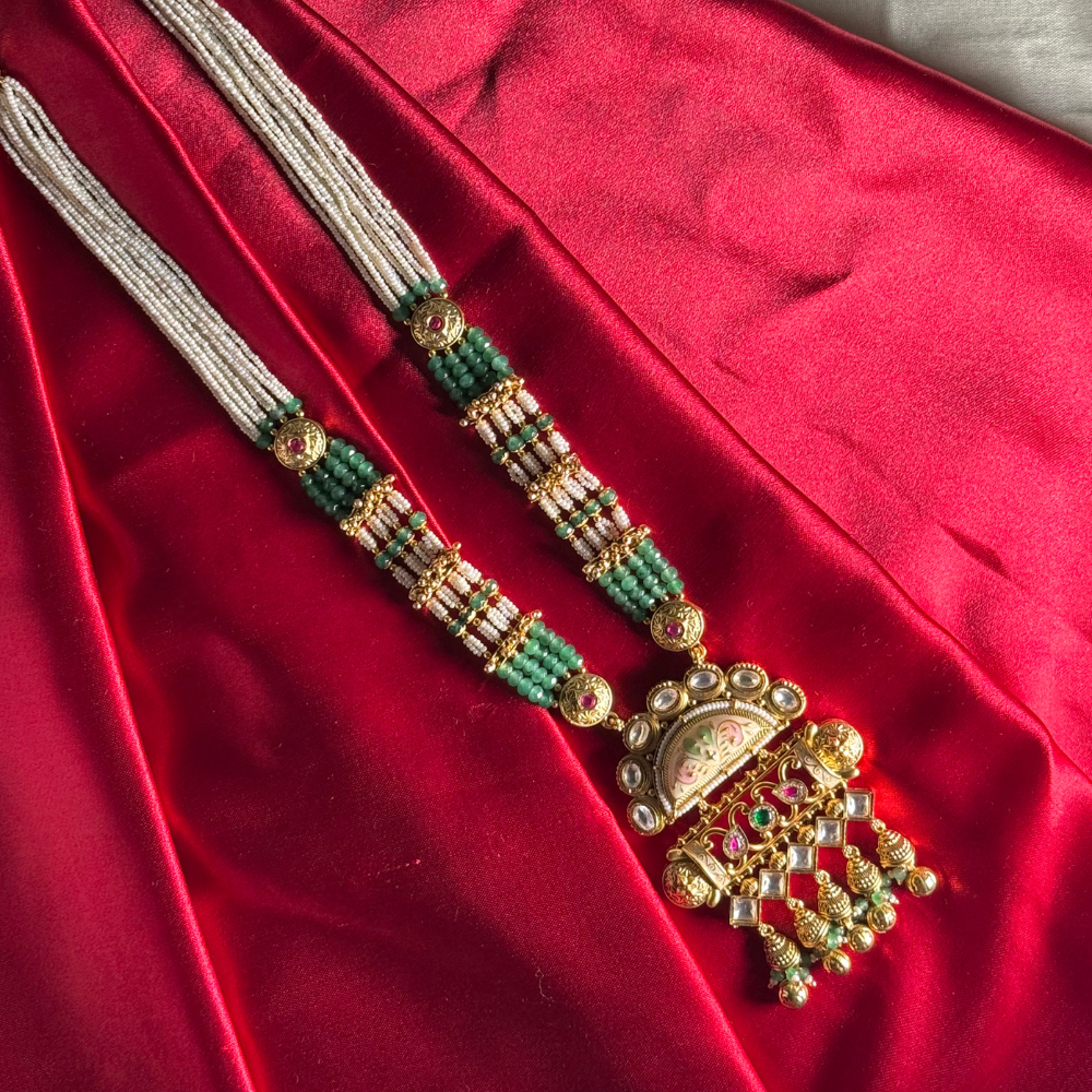 Moti Meenakari Royal Set