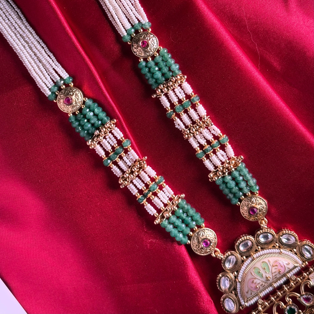 Moti Meenakari Royal Set