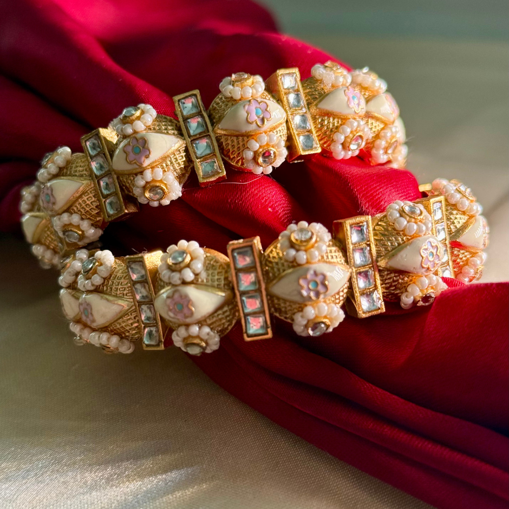 Moti Phool Kada Bangles