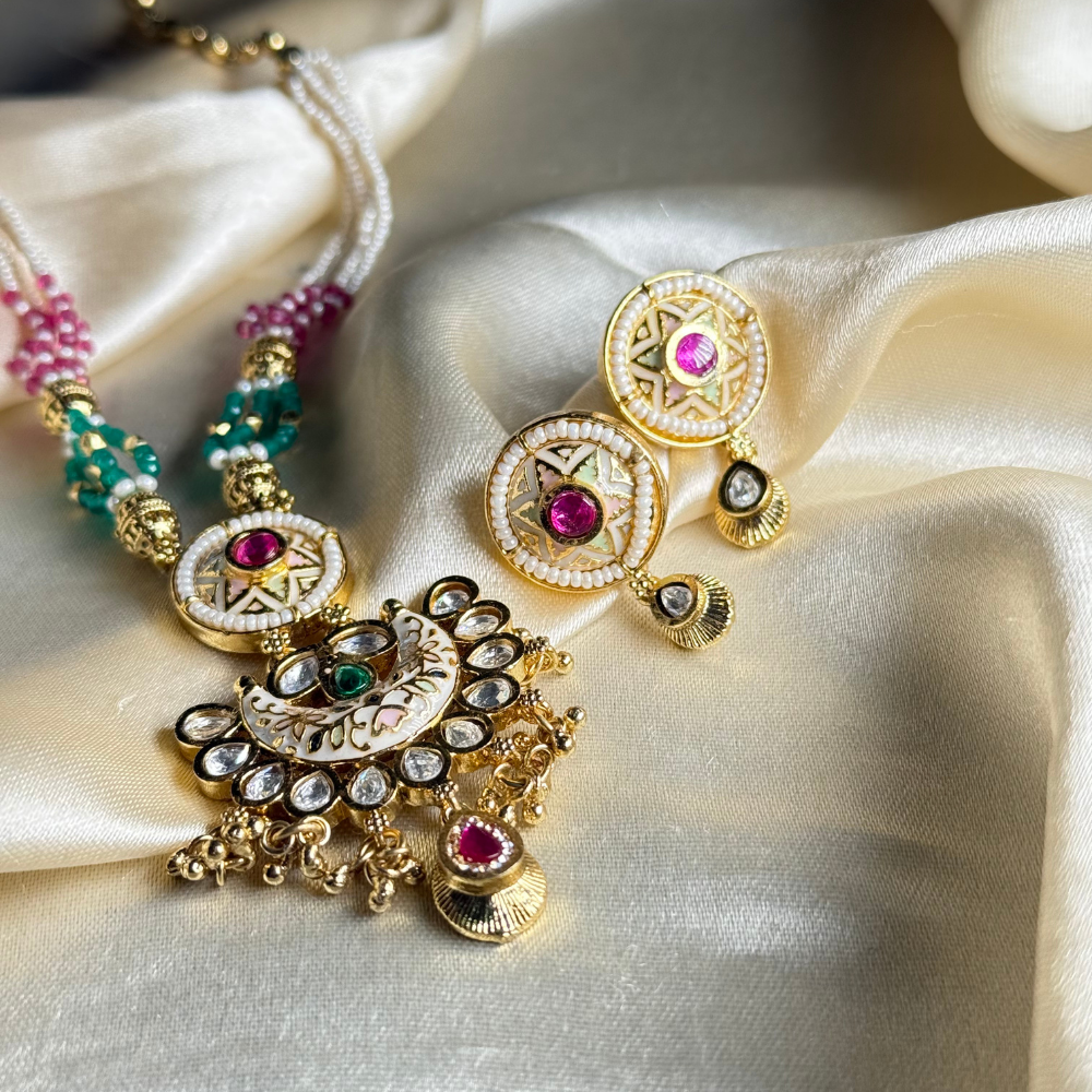 Mughal Blossom Haar Set