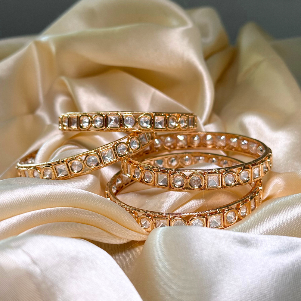 Polki Sparkle Bangles