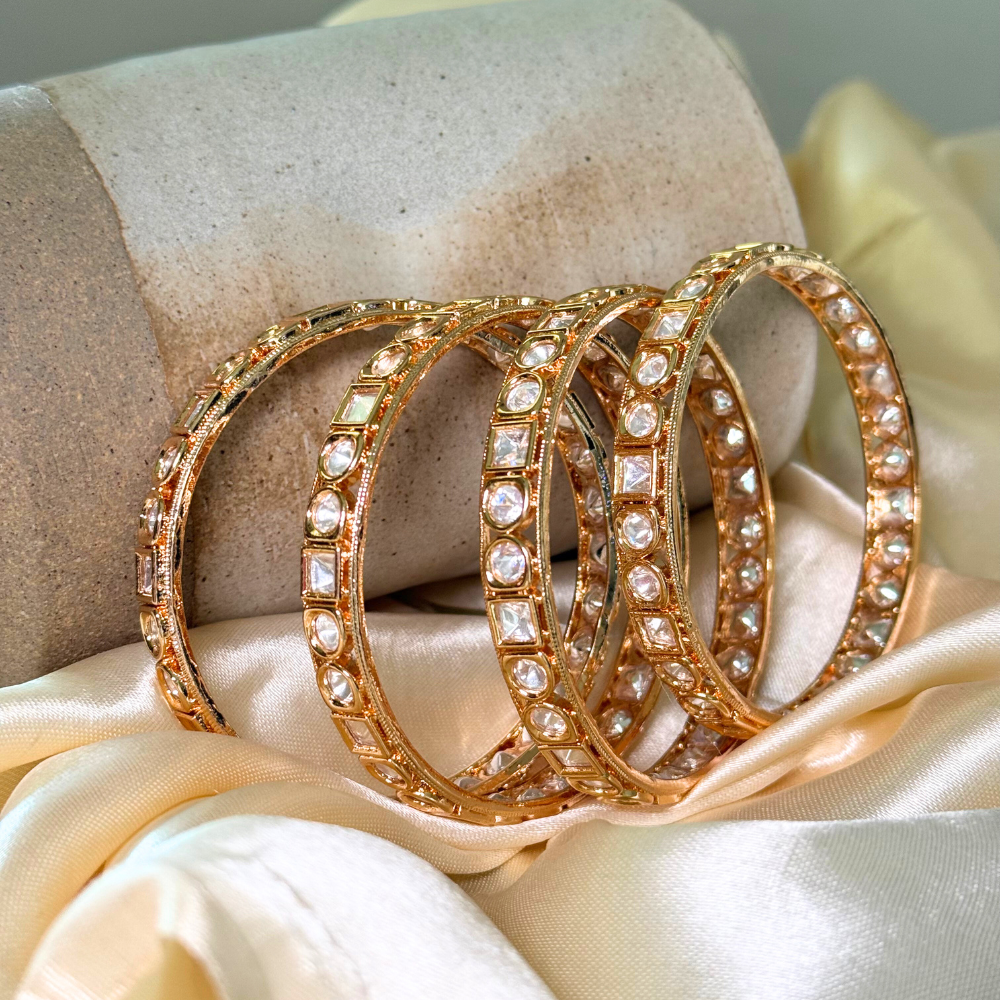 Polki Sparkle Bangles