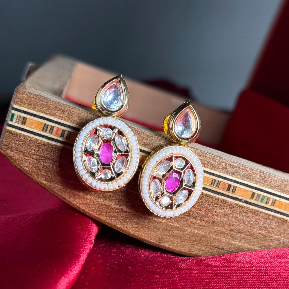 Rajwada Ruby Elegance Choker