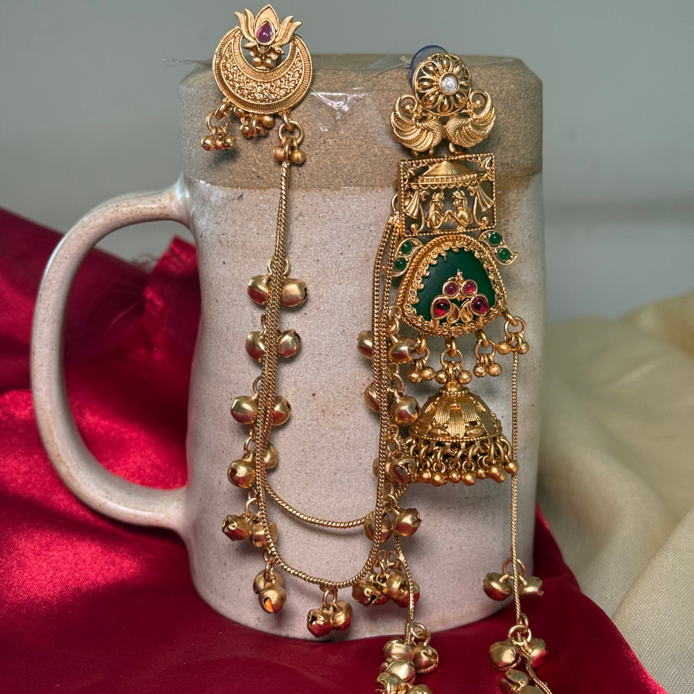 Shikhar Kaan Chain Jhumka