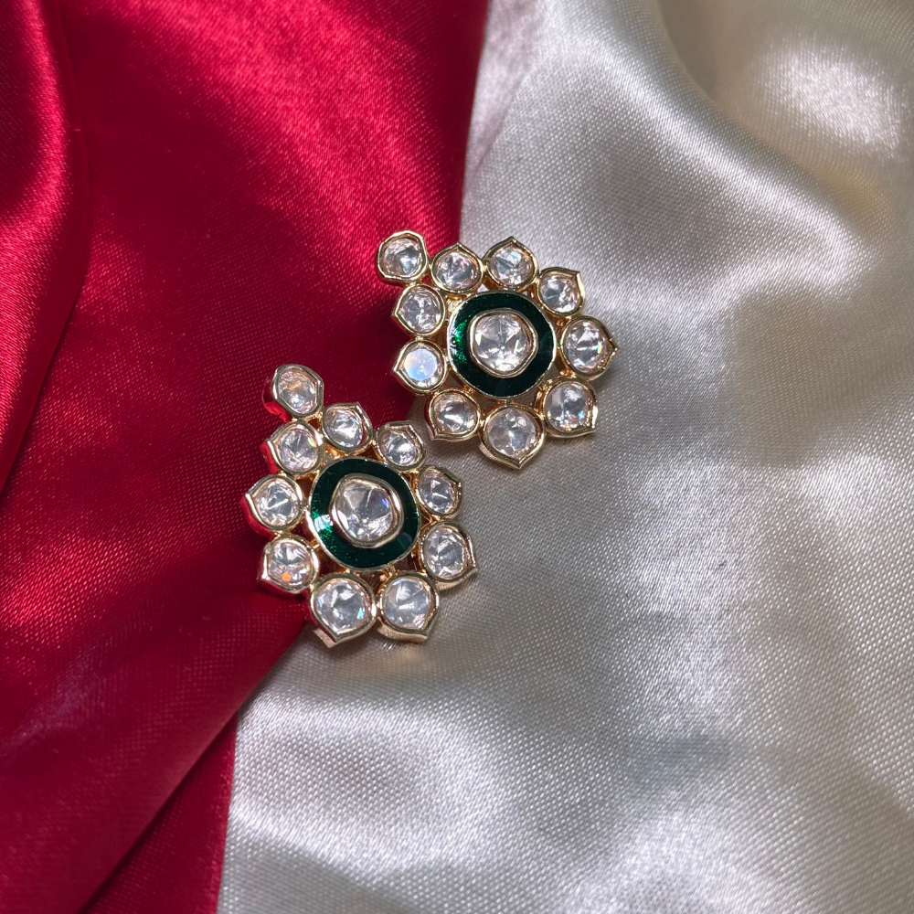 The Emerald Blossom Choker Set