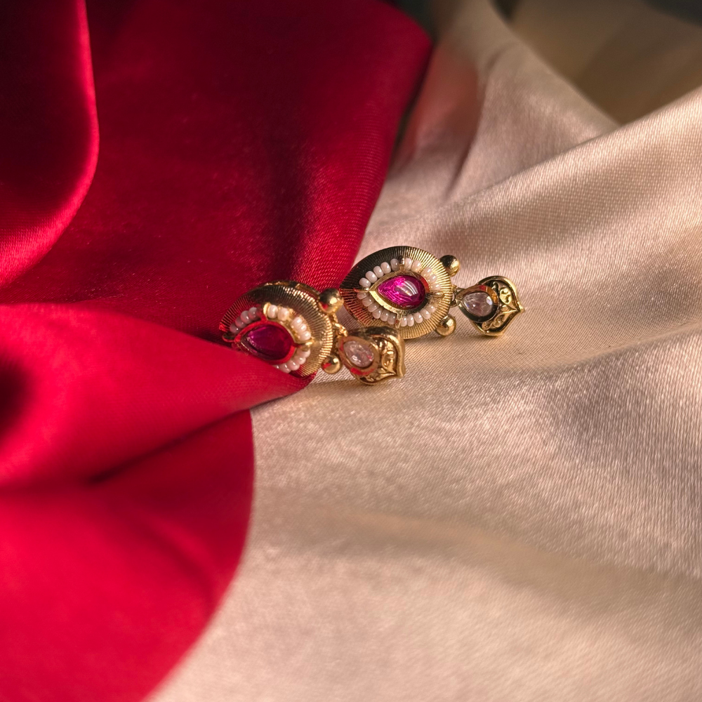 The Meenakari Kundan Multi-Chain Set